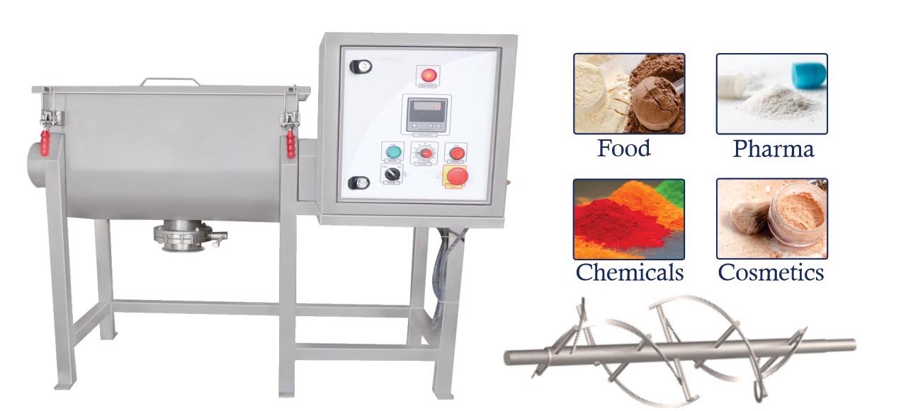 stainless steel ribbon blender